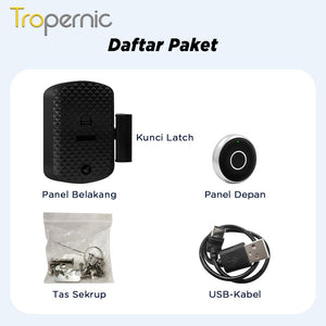 Tuya Bluetooth Fingerprint Cabinet Lock Fully Automatic Universal Drawer Lock Kunci Lemari 20pcs Fingerprint Capacity