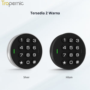 Password Cabinet Lock 2 In 1 Anti-Theft Kunci Laci Keyless Universal Drawer Lock IC Card Unlock