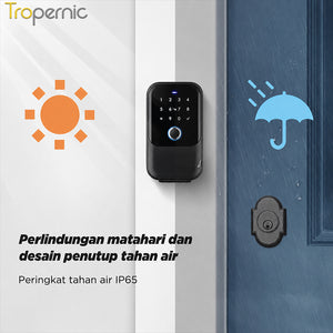 Smart Key Safe Box TTLOCK Kotak Kunci Dinding Digit Wall Mount Box Waterproof Key Box Organizer Electronic Safe Deposit Box