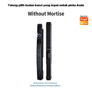 6 In 1 Tuya Smart Door Lock with Security Camera Facial unlocking Kunci Pintu Geser Automatic Kunci Pintu Hidden Fingerprint Design Kunci Pintu Rumah with Intercom Function