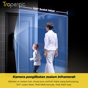 6 In 1 Tuya Smart Door Lock with Security Camera Facial unlocking Kunci Pintu Geser Automatic Kunci Pintu Hidden Fingerprint Design Kunci Pintu Rumah with Intercom Function