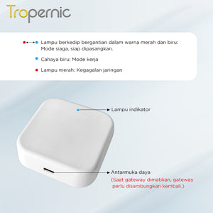 TTLOCK Gateway Smart Door Lock WiFi Remote Control Work with Alexa Google Voice Control